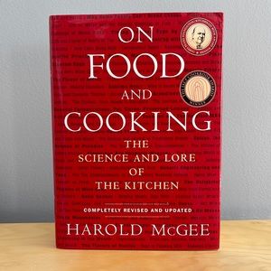 On Food and Cooking Harold McGee Hardcover Book
